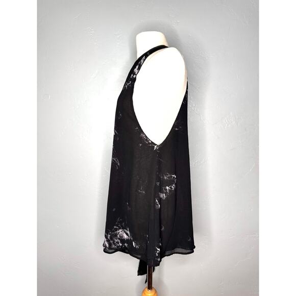 Gothic Asymmetrical Black & White Dress -Size 8 H&M - Picture 2 of 13